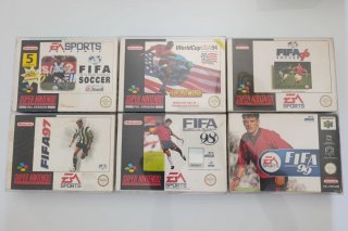 Lote juegos FIFA Nintendo SNES