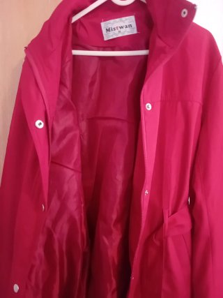 Parka mujer roja