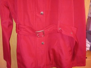 Parka mujer roja