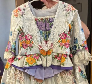 Traje de Fallera Niña T.9 Completo