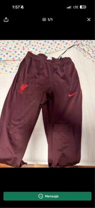 Pantalón Liverpool Nike Rojo