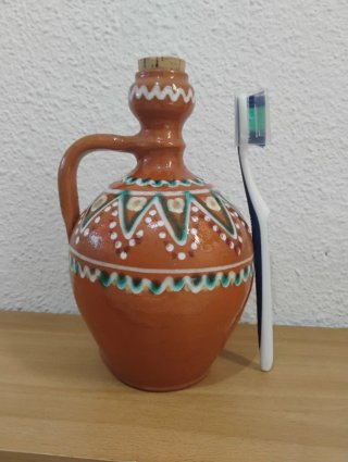Jarrón decorativo de cerámica