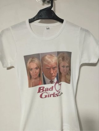 Camiseta Bad Girls Club Trump Y2k Talla L