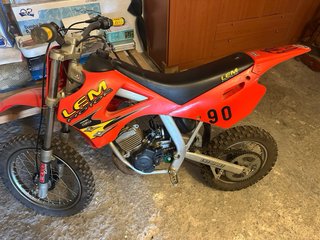 Moto LEM 49cc Enduro/Motocross Roja