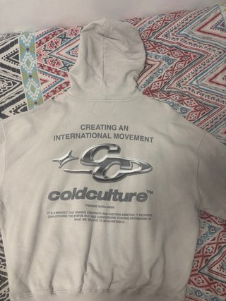 Sudadera Cold Culture Beige