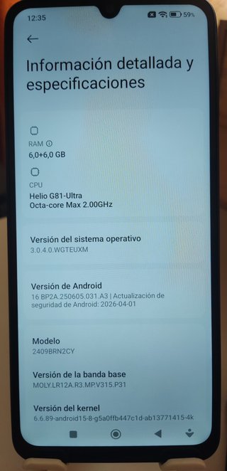 Smartphone "XIAOMI Redmi 14C" negro brillante