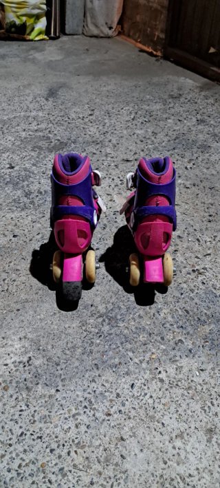 Patines Oxelo Talla 26-28 Rosa/Morado