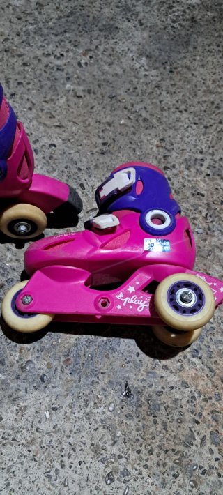 Patines Oxelo Talla 26-28 Rosa/Morado