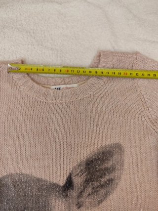 Jersey niña H&M T. 8/10 ciervo