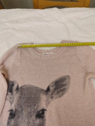 Jersey niña H&M T. 8/10 ciervo