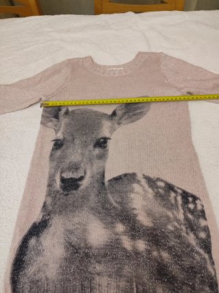 Jersey niña H&M T. 8/10 ciervo