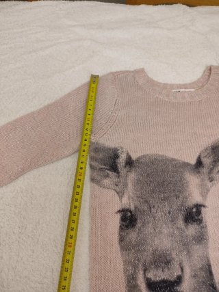 Jersey niña H&M T. 8/10 ciervo