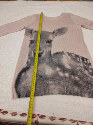 Jersey niña H&M T. 8/10 ciervo