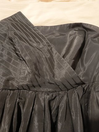Vestido vintage negro talla 40