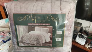 Edredón estampado con borrego cama 90