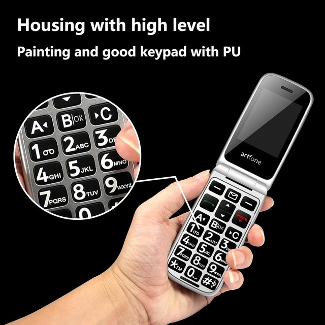 F20 Azul telefono para persona Mayores