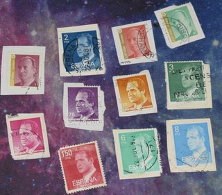 Lote de 25 sellos del Rey Juan Carlos I España