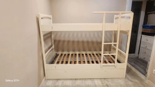 Cama litera con nido