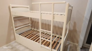 Cama litera con nido