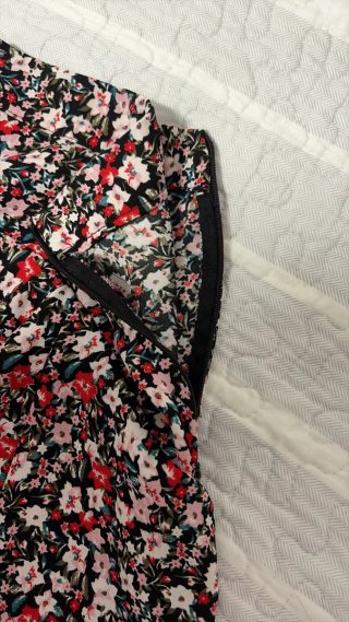 Falda corta estampada floral
