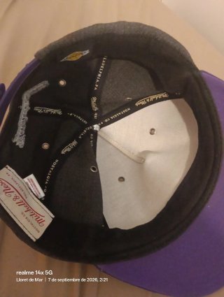 Gorra Los Angeles Lakers Gris y Morado