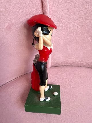 Betty Boop Golfista Figura Decorativa