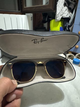Ray-Ban Clubmaster Mujer Marrón/Dorado