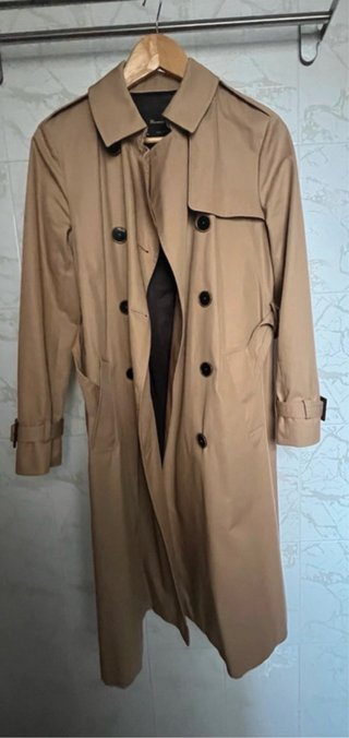Gabardina Massimo Dutti Beige