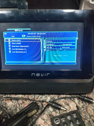 Pantallas DVD,USB,SD Nevir para coche