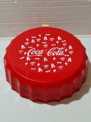 Frisbee Chapa Coca Cola Roja