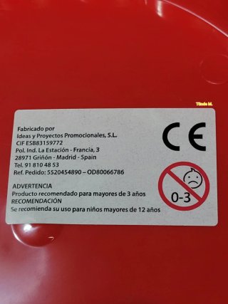 Frisbee Chapa Coca Cola Roja