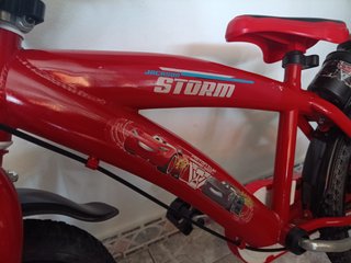 Bicicleta Infantil Rayo McQueen Roja