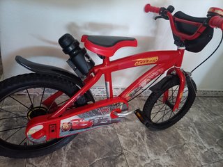 Bicicleta Infantil Rayo McQueen Roja