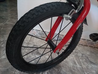 Bicicleta Infantil Rayo McQueen Roja