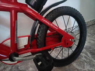 Bicicleta Infantil Rayo McQueen Roja