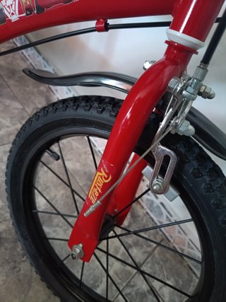 Bicicleta Infantil Rayo McQueen Roja