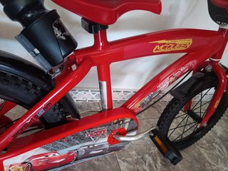 Bicicleta Infantil Rayo McQueen Roja