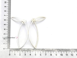 pendientes plata 925mm