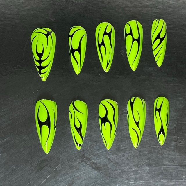 Uñas Press On Nails Personalizadas Hechas A Mano