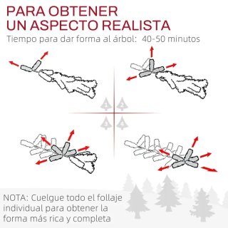 Árbol de Navidad Nevado