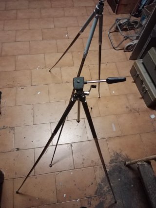 Trípode para fotos con funda
