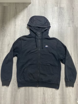Sudadera Nike Negra con Cremallera