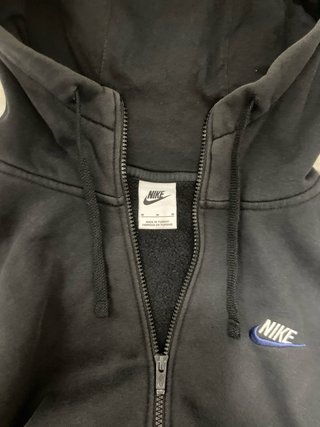 Sudadera Nike Negra con Cremallera
