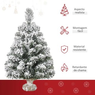 Mini árbol Navidad nevado