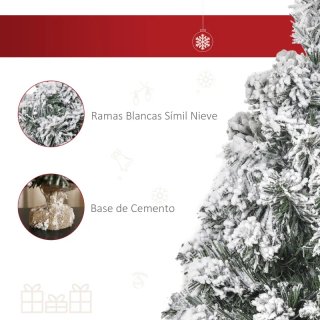 Mini árbol Navidad nevado