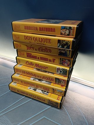 Lote, 8 VHS, películas clásicas del cine Español