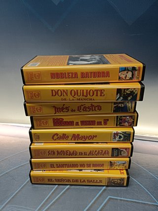 Lote, 8 VHS, películas clásicas del cine Español