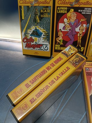 Lote, 8 VHS, películas clásicas del cine Español