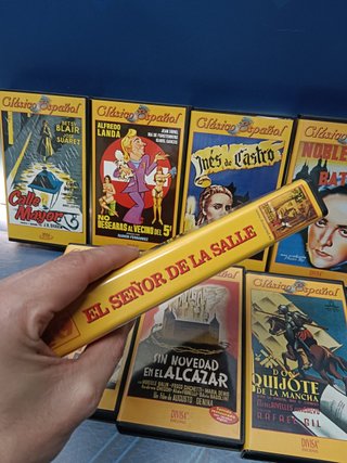 Lote, 8 VHS, películas clásicas del cine Español