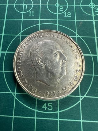 Moneda 100 Pesetas 1966 Plata Franco 2X55€